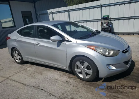 2012 Hyundai Elantra Gls из США, поврежденный, VIN KMHDH4AE3CU468969